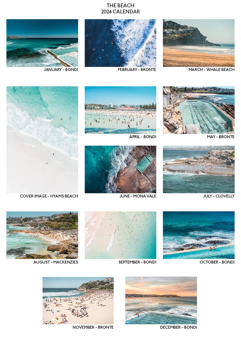 2024 Wall Calendar - Limited Edition - BEND